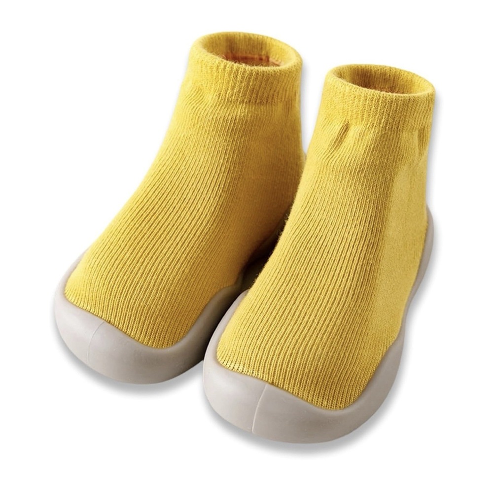 Tiny Baby Shoes Newborn First Walkers Boy Girl Kids Solid Color Soft Knit Sz 8/9